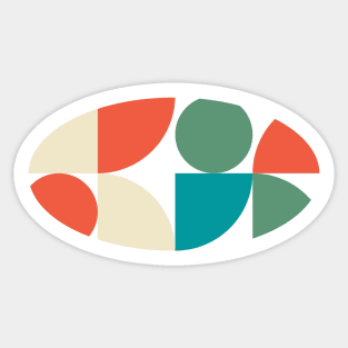 Unique Retro Pattern Sticker